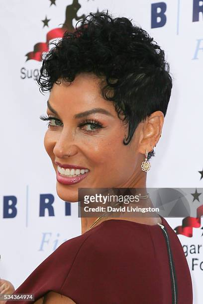 Nicole Mitchell Murphy arrives at the 7th Annual Big Fighters, Big Cause Charity Boxing Night Benefiting The Sugar Ray Leonard Foundation at The Ray...