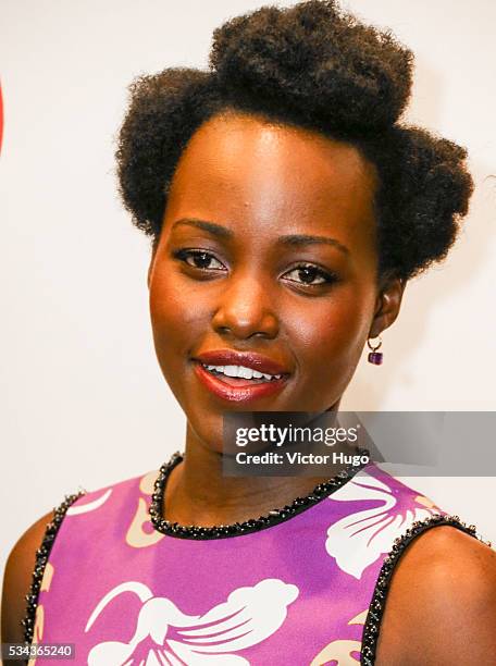 Lupita Nyong'o attends Seventh Annual Lilly Awards at Signature Theatre on May 23, 2016 in New York City.