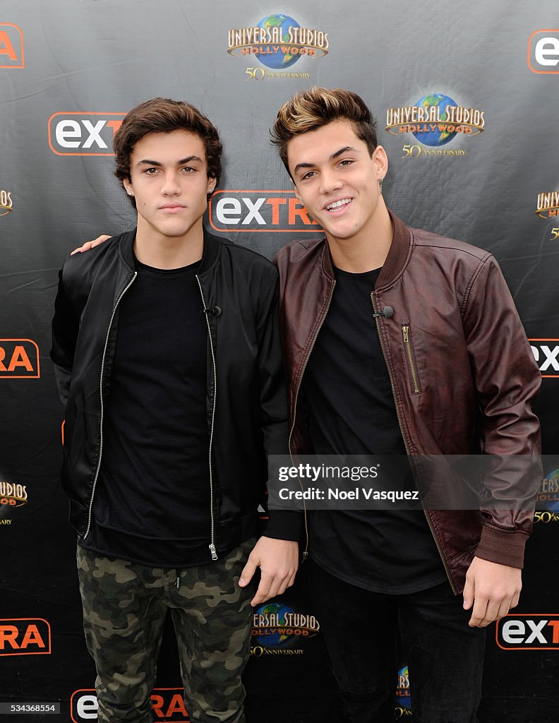 The Dolan Twins On "Extra"