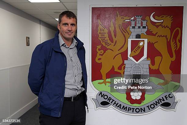 Northampton Town F.C New Head of Player Recruitment Andy Melville poses during a Photo Call to announce his appointment at Sixfields on May 25, 2016...