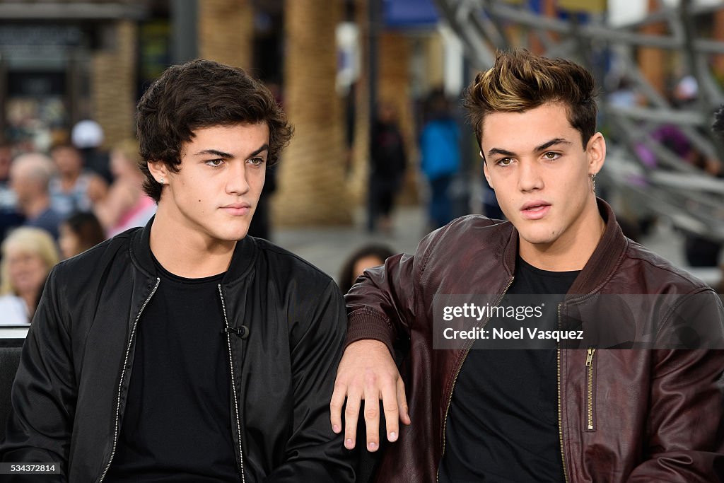 The Dolan Twins On "Extra"