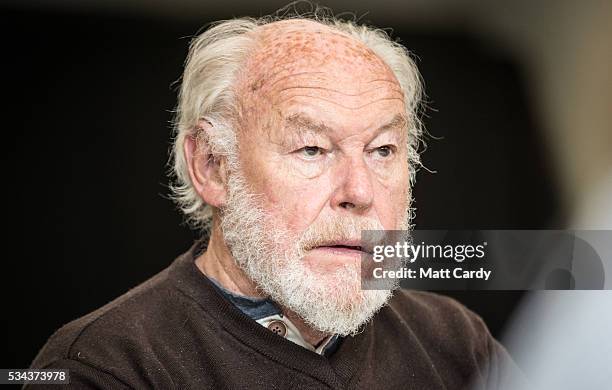 The cast including Timothy West of King Lear, which is a highlight of the Bristol Old Vic's 250th anniversary season, rehearse in a studio at the...