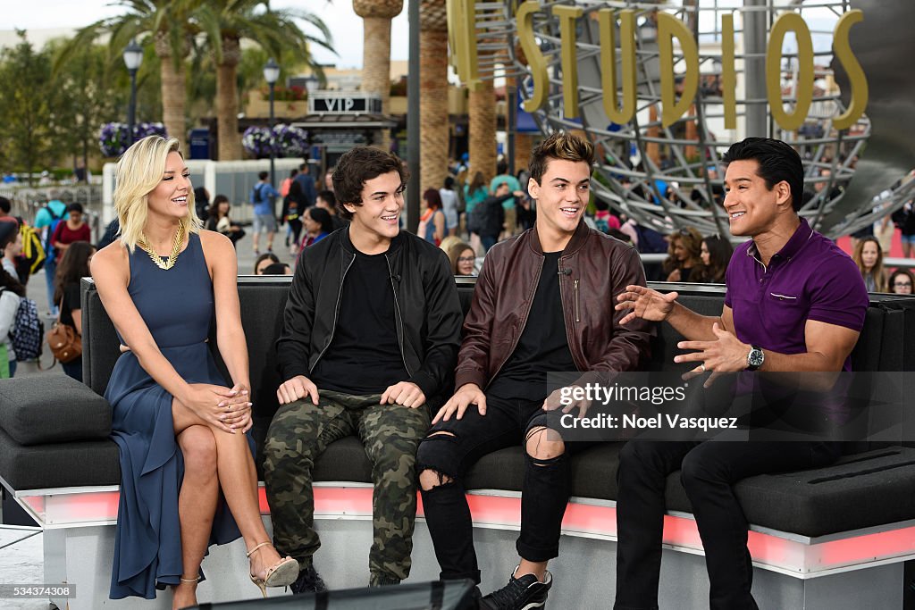 The Dolan Twins On "Extra"