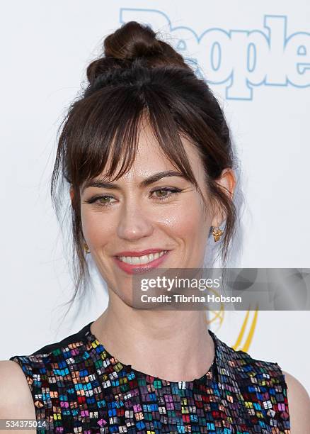 Maggie Siff attends the 37th College Television Awards at Skirball Cultural Center on May 25, 2016 in Los Angeles, California.