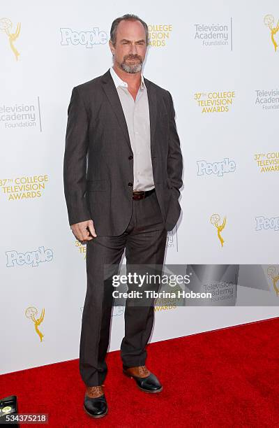 Christopher Meloni attends the 37th College Television Awards at Skirball Cultural Center on May 25, 2016 in Los Angeles, California.