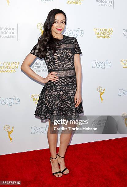 Aimee Garcia attends the 37th College Television Awards at Skirball Cultural Center on May 25, 2016 in Los Angeles, California.