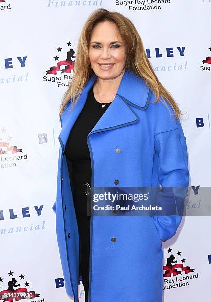 Actress Catherine Bach attends the 7th annual "Big Fighters, Big Cause Charity Boxing Night" benefiting the Sugar Ray Leonard Foundation at The Ray...