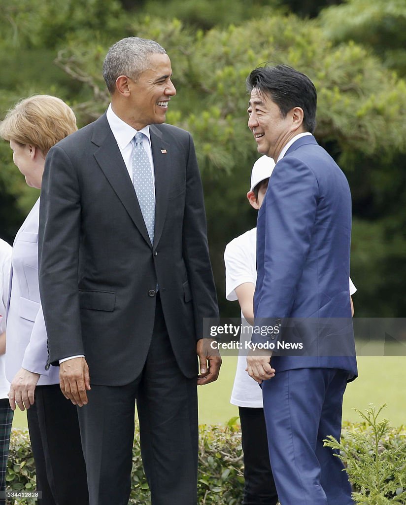 G-7 summit begins, focuses on global growth