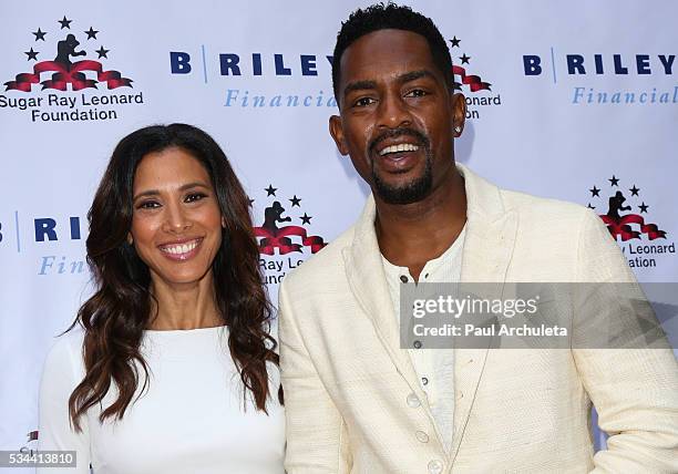 Actor / Comedian Bill Bellamy and his Wife Kristen Baker Bellamy attend the 7th annual "Big Fighters, Big Cause Charity Boxing Night" benefiting the...