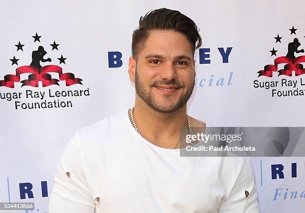 Reality TV Personality Ronnie Ortiz-Magro attends the 7th annual "Big Fighters, Big Cause Charity Boxing Night" benefiting the Sugar Ray Leonard...