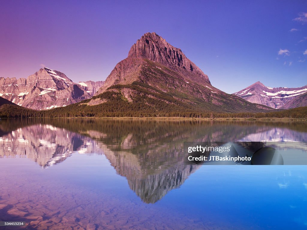 Reflections in Swift Current Lake