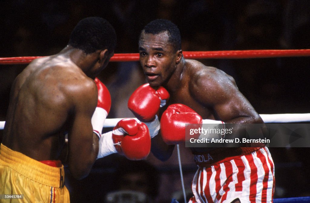 Thomas Hearns v Sugar Ray Leonard
