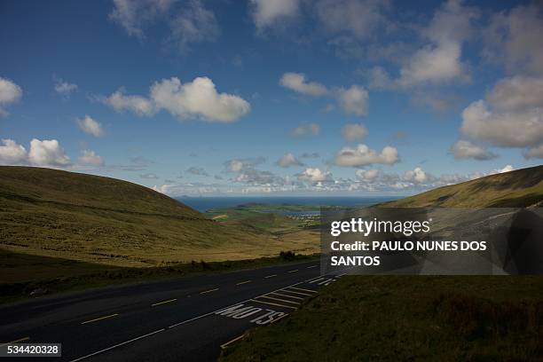 Dingle Bay is pictured from Conor Pass in County Kerry, near Ballyferriter in western Ireland, on May 22, 2016. The plot for the next Star Wars film...