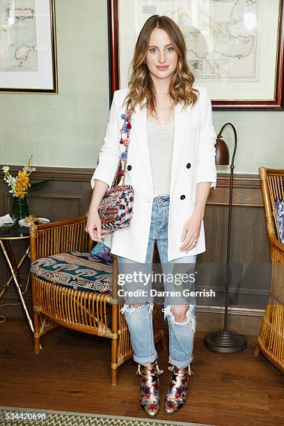 Rosie Fortescue attends the exclusive preview of the new USA Pro and Matthew Williamson yoga and active wear collaboration at the South Kensington...