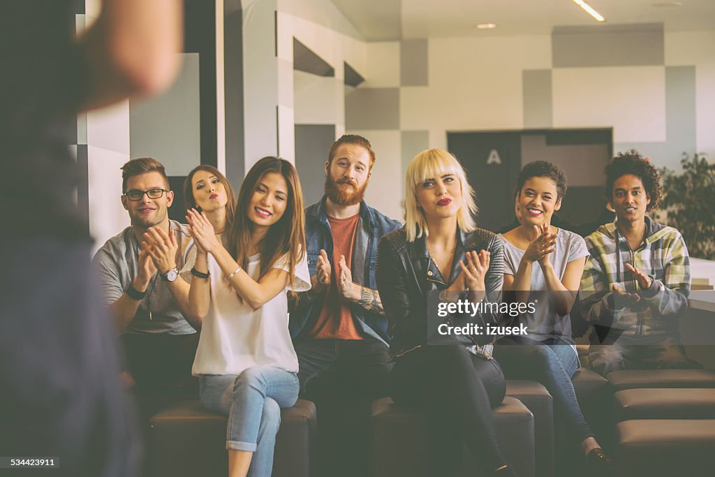 Students at the lecture