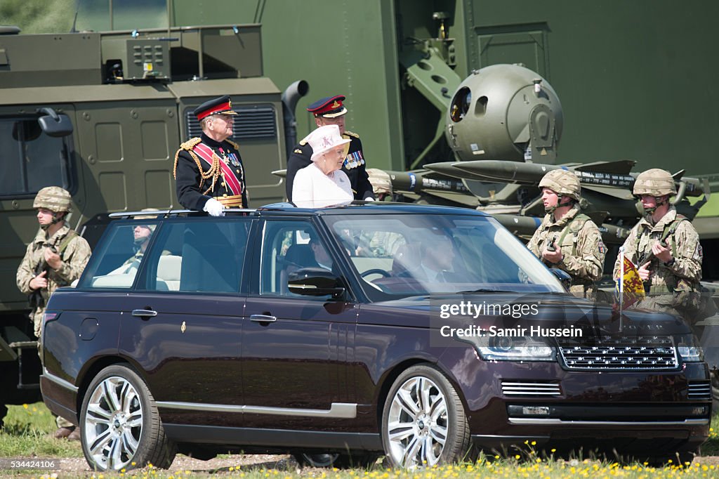 The Queen Celebrates 300 Years Of The Royal Artillery