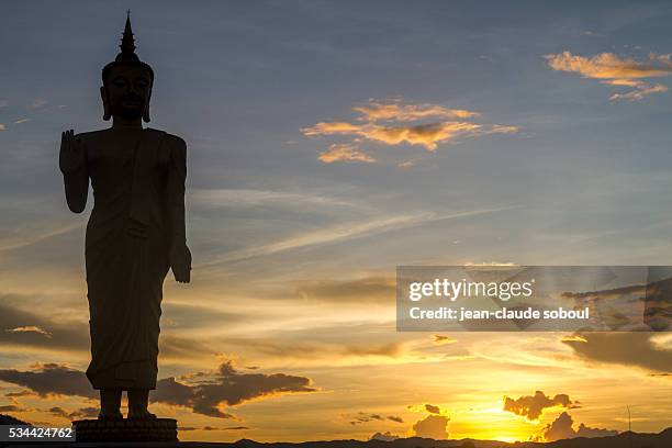 sunrise in oudomxai (laos) - oudomxai stock pictures, royalty-free photos & images