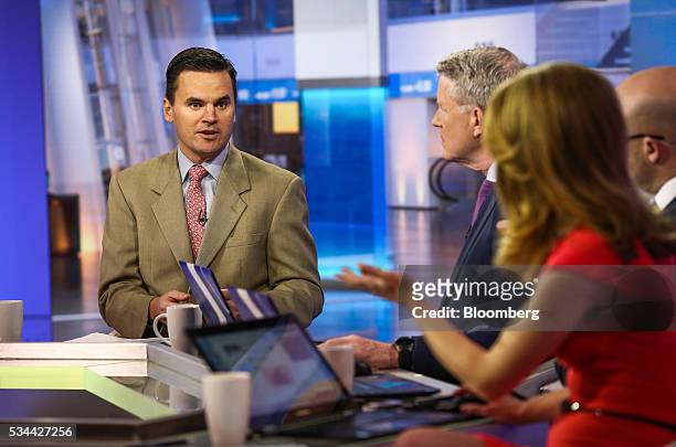Paul Hickey, co-founder of Bespoke Investment Group LLC, speaks during a Bloomberg Television interview in New York, U.S., on Thursday, May 26, 2016....