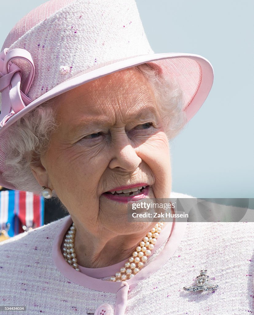 The Queen Celebrates 300 Years Of The Royal Artillery