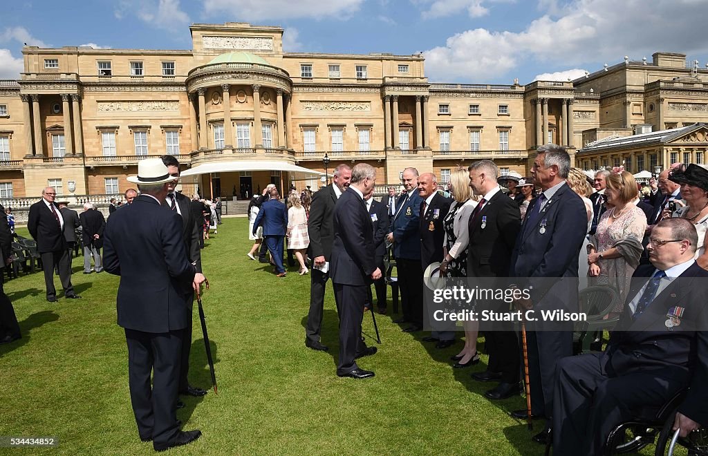 Duke of York Attends A Buckingham Palace Garden Party