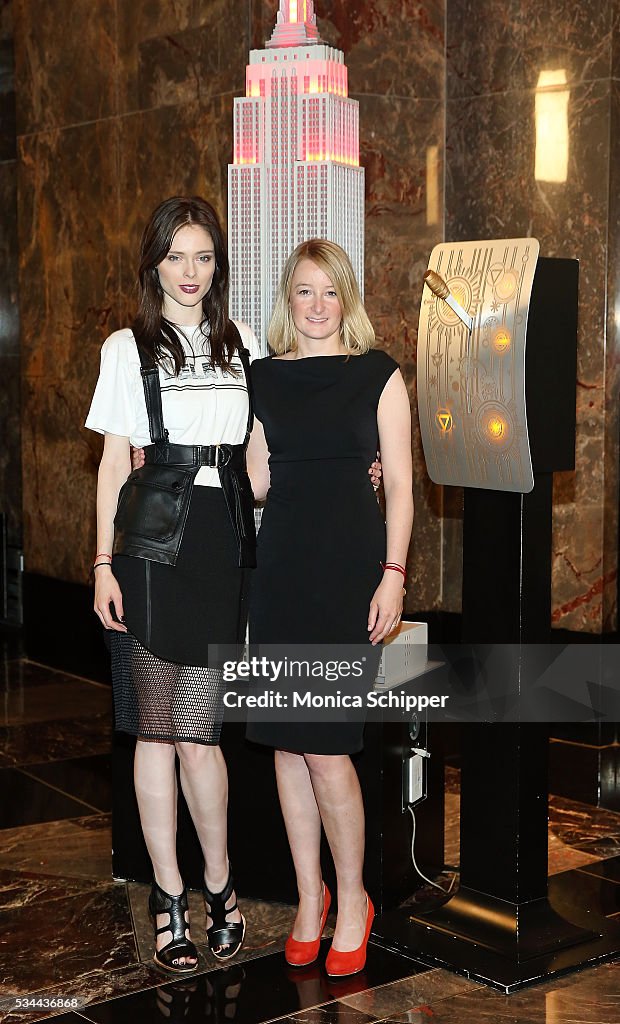 Coco Rocha Lights The Empire State Building In Honor Of World Blood Day