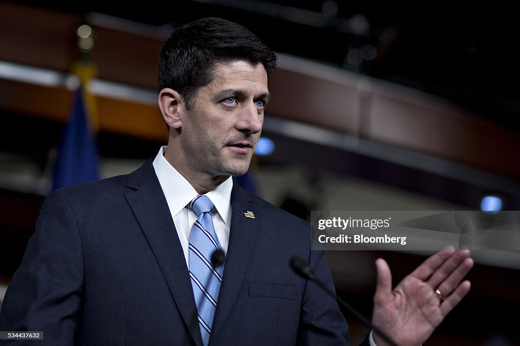 House Speaker Paul Ryan Holds Weekly News Conference