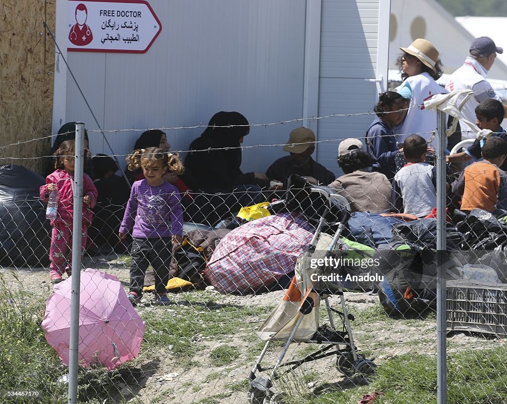 Refugees in Idomeni