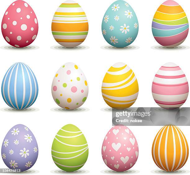 easter egg - ostern stock-grafiken, -clipart, -cartoons und -symbole