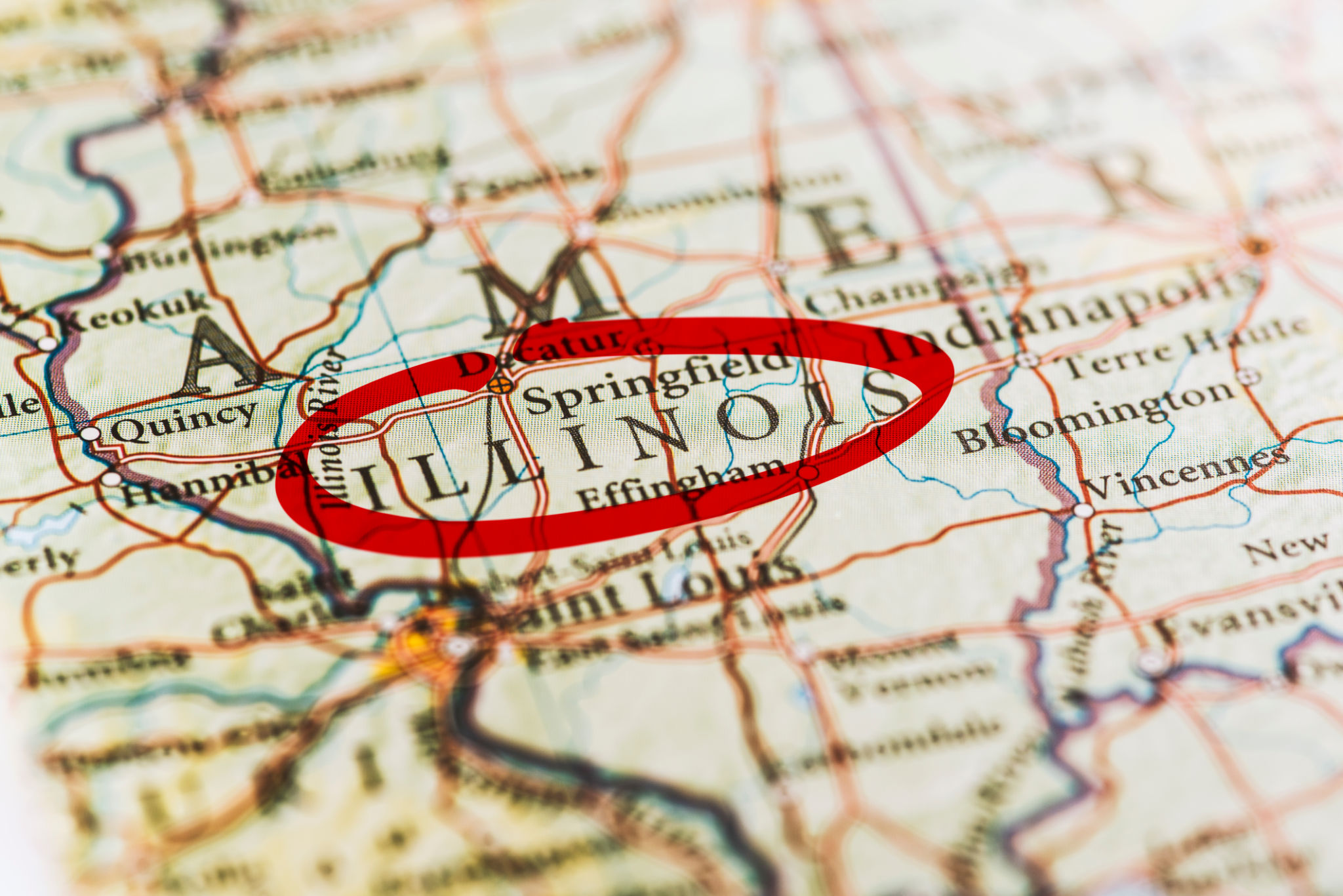 illinois map