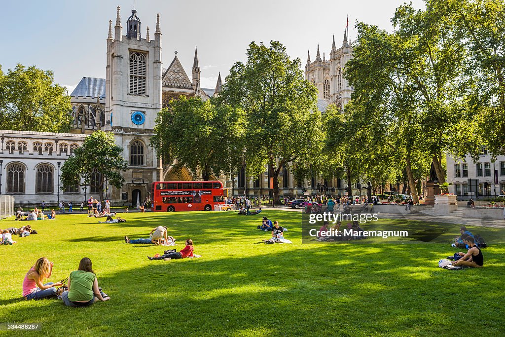 Parliament Square and St Margaret's church
