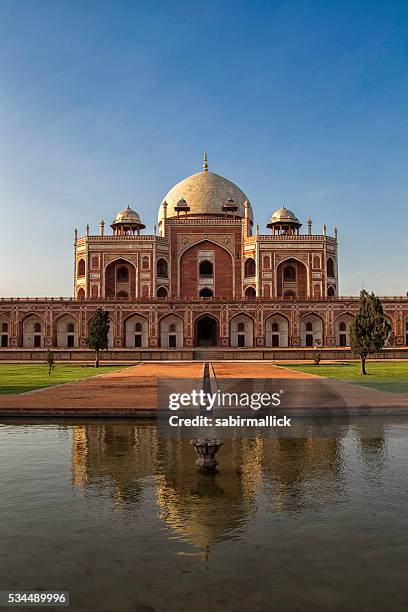 humayun's tomb, delhi - humayan's tomb stock pictures, royalty-free photos & images