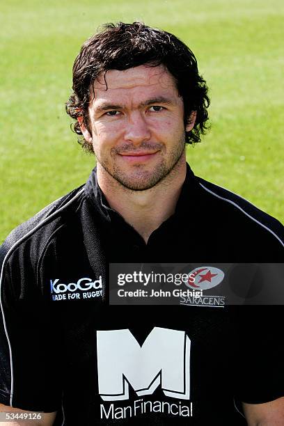 Portrait of Andy Farrell during the Saracens Photocall on August 16, 2005 at Saracens training centre in Hatfield, Herts, England.