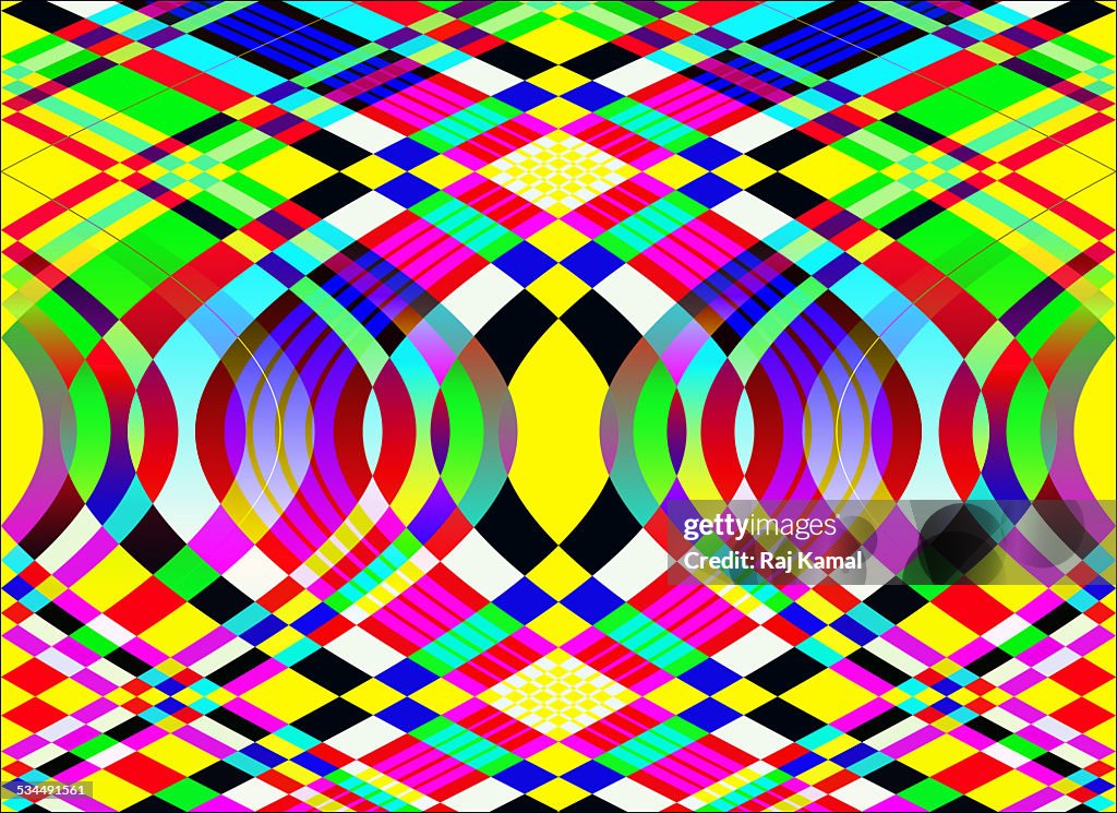 Overlapping Shapes Pattern High-Res Vector Graphic - Getty Images