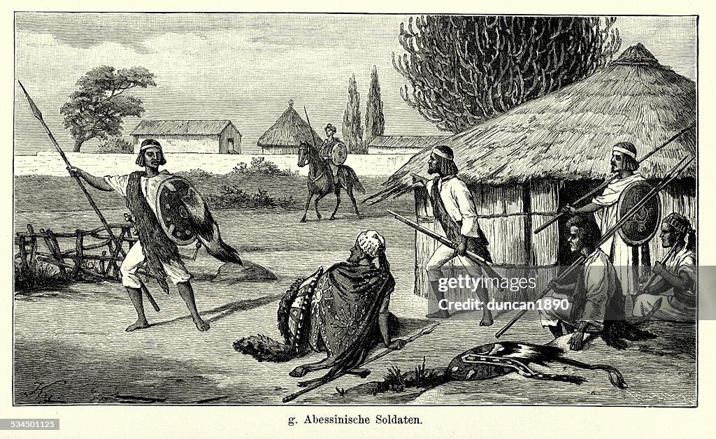 19th Century Ethiopia - Soldiers