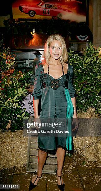 Lady Isabella Hervey attends the after party for the UK Premiere of "The Dukes Of Hazzard" at the Texas Embassy Cantina on August 22, 2005 in London,...