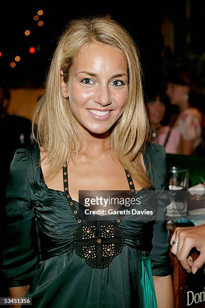 Lady Isabella Hervey attends the after party for the UK Premiere of "The Dukes Of Hazzard" at the Texas Embassy Cantina on August 22, 2005 in London,...