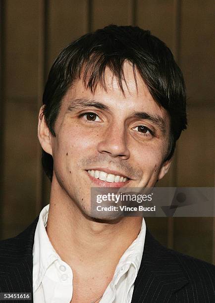 Actor Enrique Sapene attends the West Coast premiere of the film "Matando Cabos" on August 22, 2005 at the Eygptian Theatre in Hollywood, California.