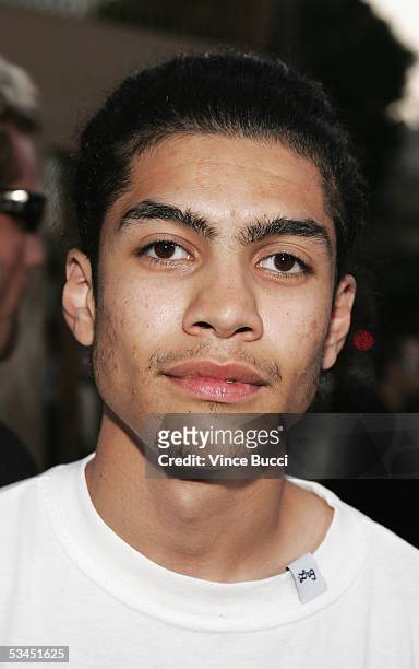 Actor Rick Gonzalez attends the West Coast premiere of the film "Matando Cabos" on August 22, 2005 at the Eygptian Theatre in Hollywood, California.