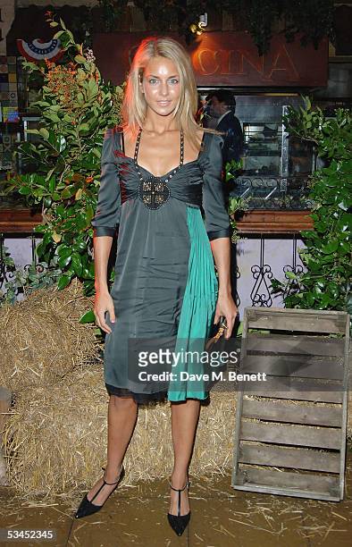 Lady Isabella Hervey attends the after party for the UK Premiere of "The Dukes Of Hazzard" at the Texas Embassy Cantina on August 22, 2005 in London,...