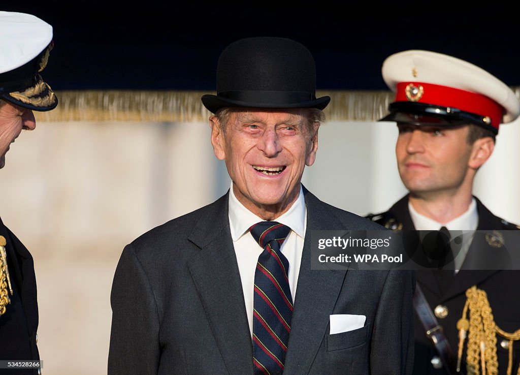 The Duke of Edinburgh Attends Beating Retreat At Horse Guards Parade.