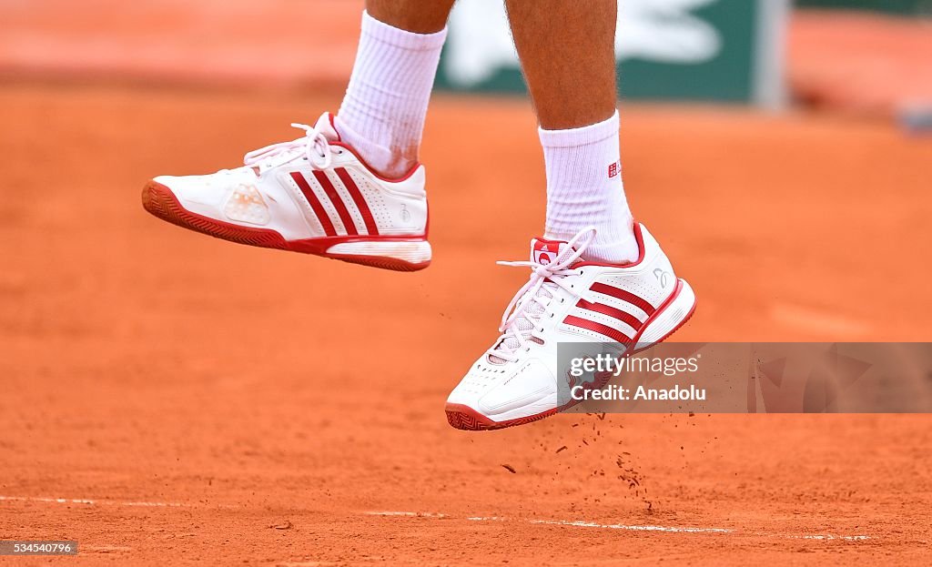 2016 French Open second round match - Novak Djokovic vs Steve Darcis