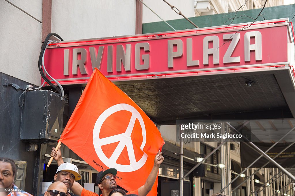 National Anti-Violence Community Press Conference At Irving Plaza With Family Of Shooting Victim
