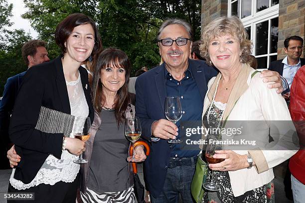 Antonia Speidel, Christine Stumph, Wolfgang Stumph and Jutta Speidel during the 'Ein Herz fuer Kinder' summer party at Wannseeterrassen on May 26,...