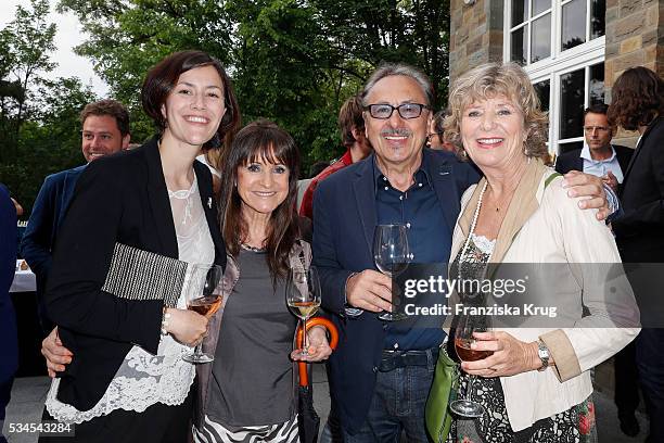 Antonia Speidel, Christine Stumph, Wolfgang Stumph and Jutta Speidel during the 'Ein Herz fuer Kinder' summer party at Wannseeterrassen on May 26,...