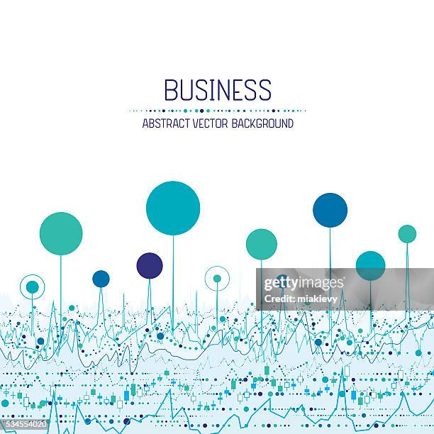 business chart background - data exchange abstract stock illustrations