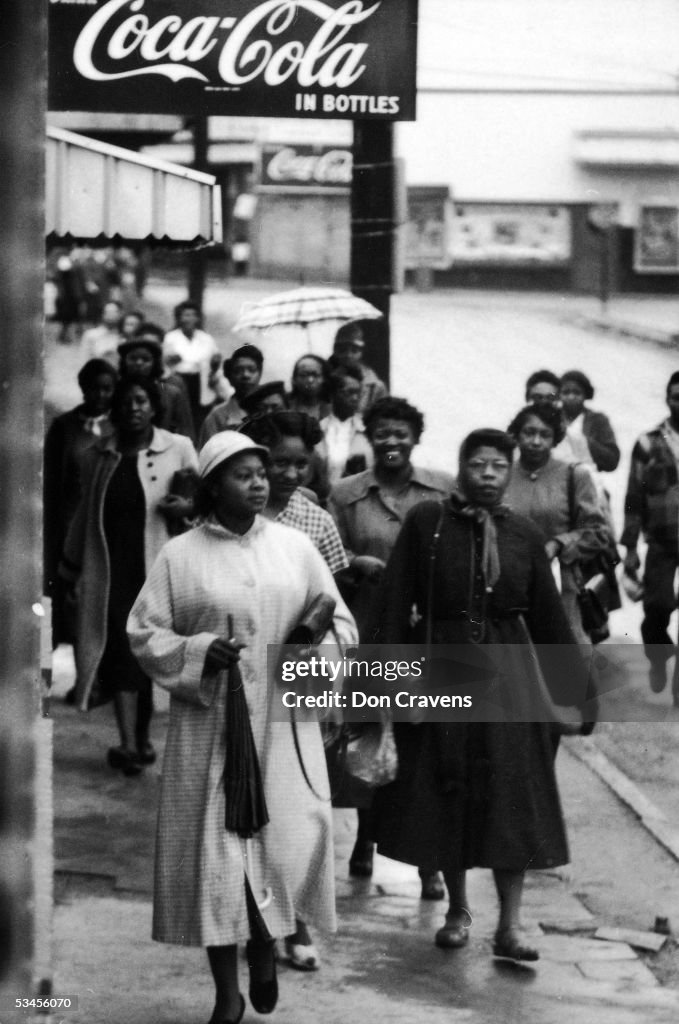 Walking During Bus Boycott