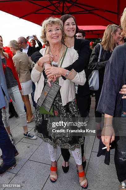 Jutta Speidel and Antonia Speidel during the 'Ein Herz fuer Kinder' summer party at Wannseeterrassen on May 26, 2016 in Berlin, Germany.