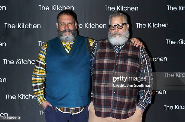 Designer Robert Tagliapietra and Jeffrey Costello attend the 2016 Kitchen Spring Gala Benefit at Cipriani Wall Street on May 26, 2016 in New York...