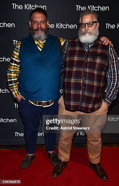 Designers Jeffrey Costello and Robert Tagliapietra attend 2016 Kitchen Spring Gala Benefit at Cipriani Wall Street on May 26, 2016 in New York City.