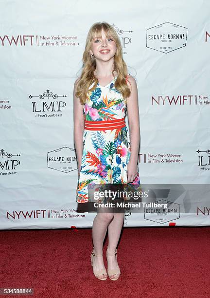 Actress Kelly Grace attends a screening of the film "Little Miss Perfect" at TCL Chinese Theatre on May 26, 2016 in Hollywood, California.